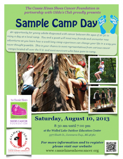 Sample Camp Day at Michigan's Walled Lake Outdoor Education Center ...