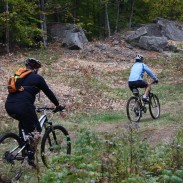 A study is underway to see how e-bikes impact trails used by traditional mountain bikes. Image by Marty Basch.