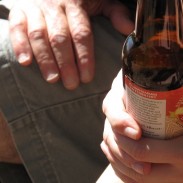 Relaxing with a cold one after a hike. Image courtesy of US Fish and Wildlife Service Southeast Region on Wikimedia Commons.