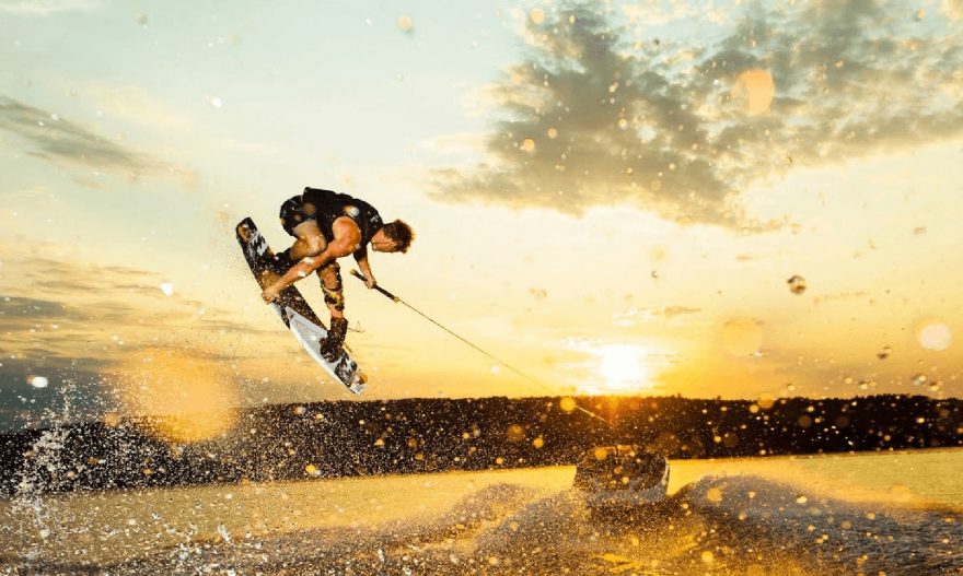 Watch Mike Dowdy Wakeboarding Through Caves On Lake Superior | ActionHub