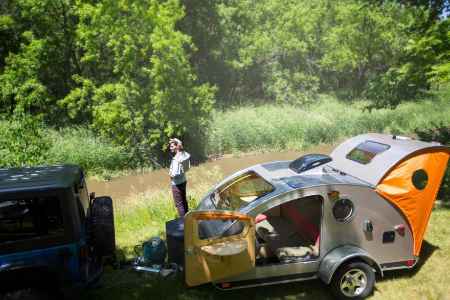 Going off the grid just got easier with solar-powered tear drop trailers | ActionHub