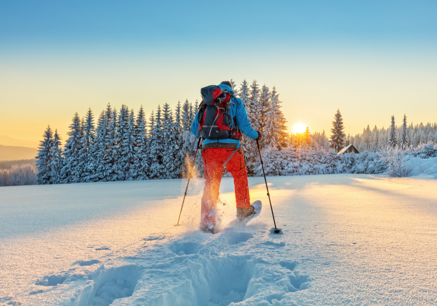 Snowshoeing