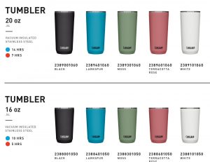 Horizon 20 oz Tumbler, Insulated Stainless Steel