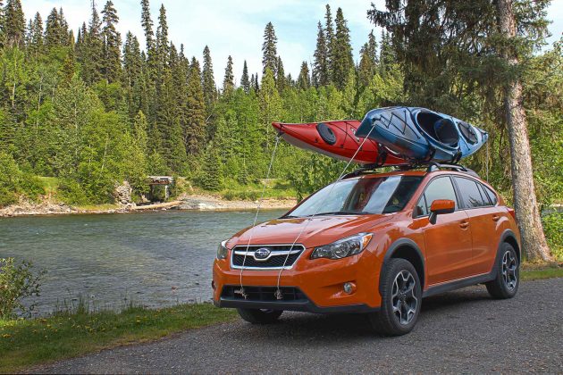 Flat kayak roof discount rack