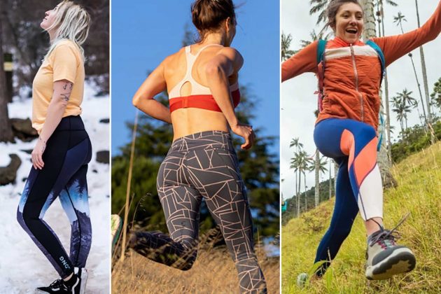  Women Yoga Pants Workout Running Leggings Outside