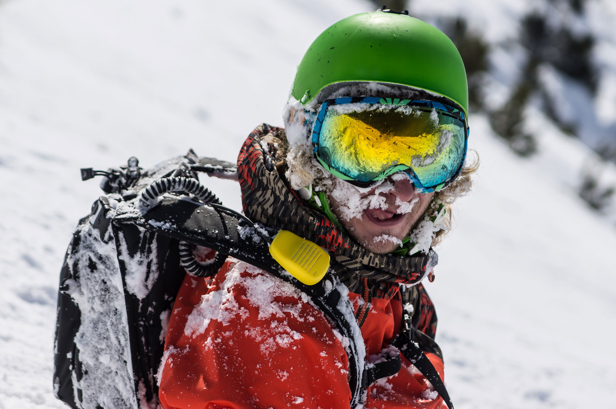 Outfitter Polarized Anti fog Ski Goggle Dual Lens Mirror Rimless Snowboard Glass 