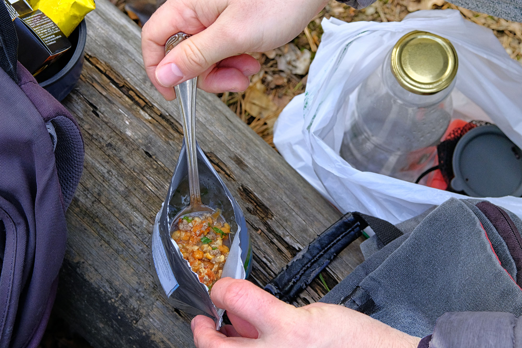 Trail Chili, Dehydrated Camping Meals