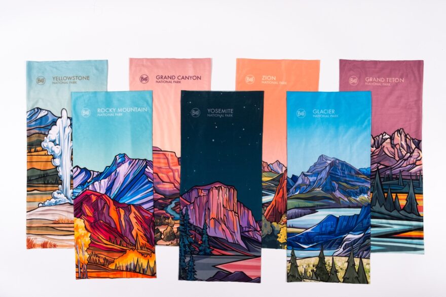 BUFF has launched a new collection of UV neck tubes inspired by America's National Parks. Credit: BUFF