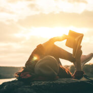 woman-reading-lakeside