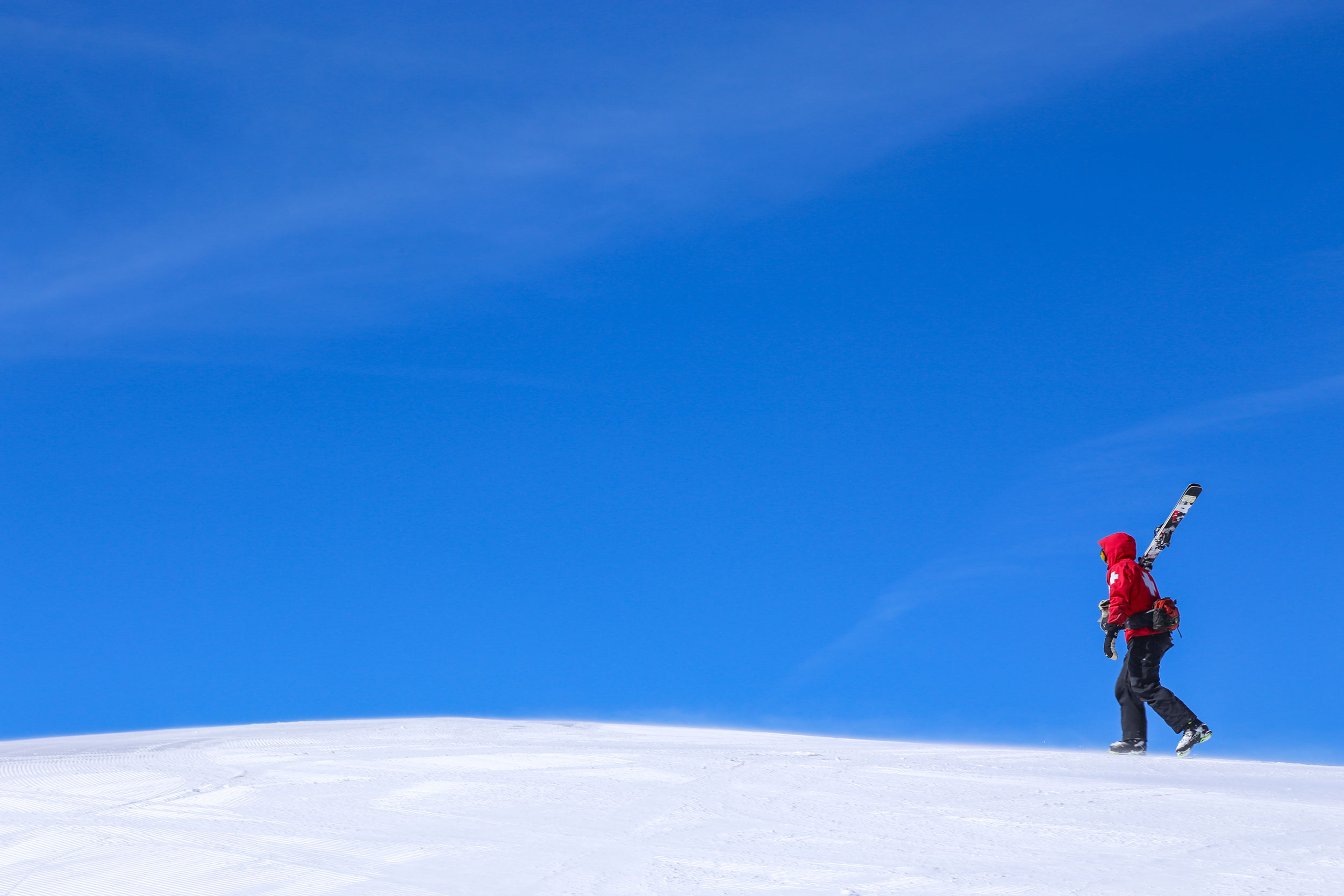 ski-patroller-holding-gear