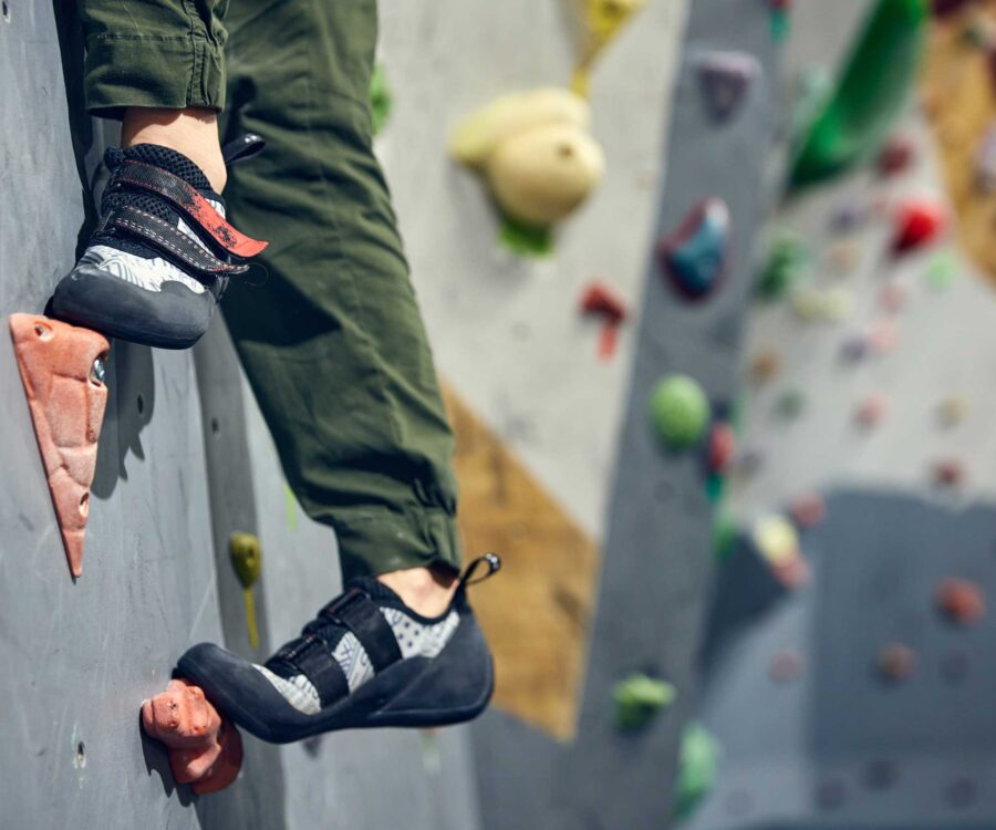 indoor climbing wall